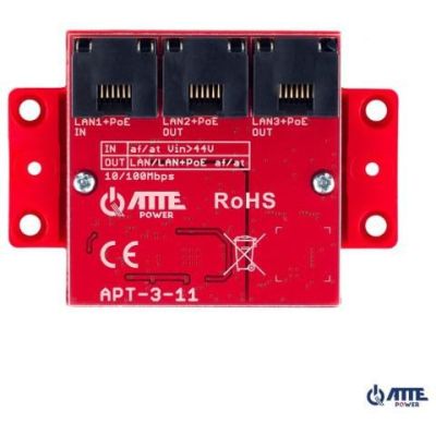 ATTE APT-3-11 PoE-Switch, 3 Ports, 10/100 Mbit/s, Extender