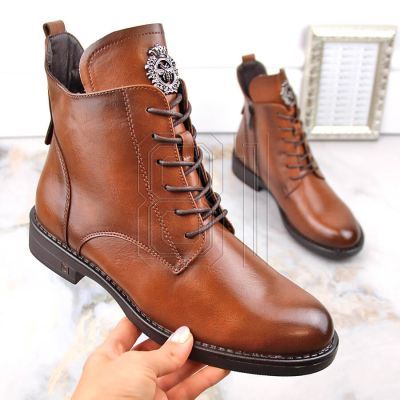 2. Schnür- und Reißverschlussstiefeletten Potocki W WOL171C braun 