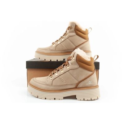 10. O'Neill Winterstiefel Damen Wanderstiefel Stiefeletten isoliert modisch Beige Braun