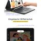 7. inateck N0001 Schwarze Bluetooth-Tastatur-Hülle für iPad 11