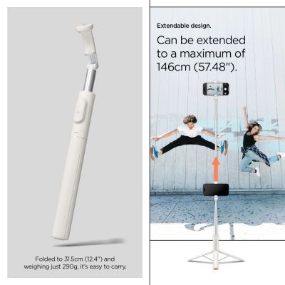 21. Spigen S541W Bluetooth-Selfie-Stick – Weiß