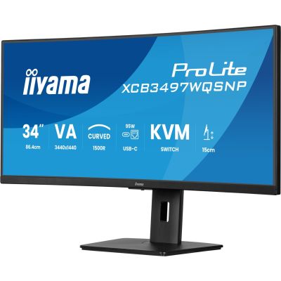 32. iiyama XCB3497WQSNP-B1 34"-Monitor - Flachbildschirm - 86,4 cm