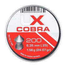 6,35 Umarex Cobra Spitzgerippte Pellets 200 Stk.