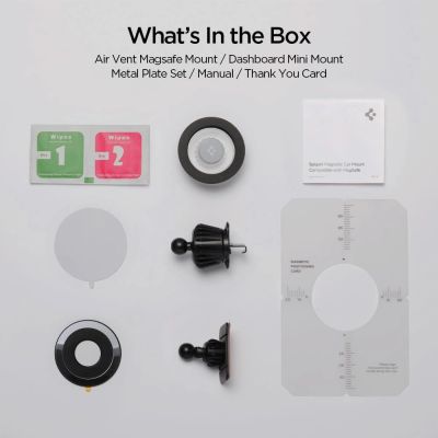 11. Spigen MFT13 MagSafe Autohalterung für Cockpit oder Lüftung - Schwarz