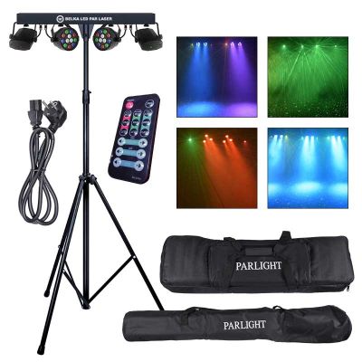 LIGHT4ME LED PAR Laserstrahl-Beleuchtungsset