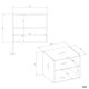 8. AUFSATZ 60 OPENO WEISS – Regal für modularen Kleiderschrank, 60 cm, fürs Schlafzimmer