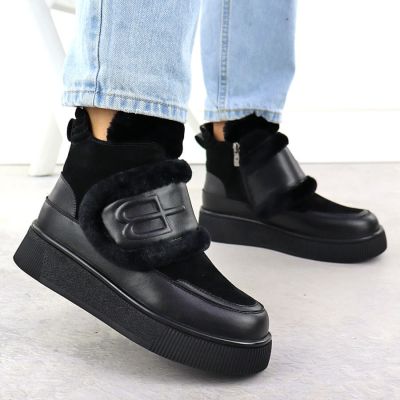 7. Potocki W WOL90A isolierte Stiefeletten, schwarz