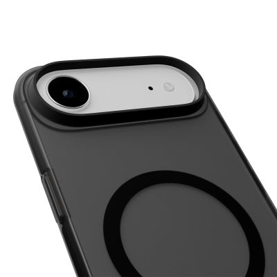10. Puro Daylight Magsafe kompatible Silikonhülle für iPhone 17 Air – durchscheinendes Schwarz