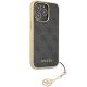 4. Guess 4G Charms Collection Hülle für iPhone 14 Pro – Grau