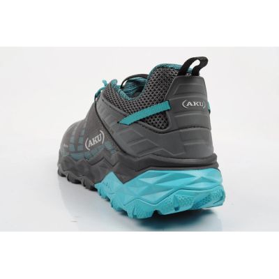 5. Aku Damen Flyrock Gore-Tex Trekking-Sportschuhe, strapazierfähig, grau-blau