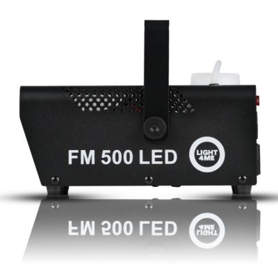 6. LIGHT4ME FM 500 LED V2 – Nebelmaschine, kabellose Fernbedienung, 500 W Leistung, 3 x 1 W RGB-Lichteffekte