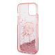 7. Karl Lagerfeld Glitzer Karl's Head Hülle für iPhone 14 Plus – Rosa