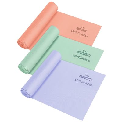 3. 3er-Set Spokey RIBBON TEX SET Fitnessbänder