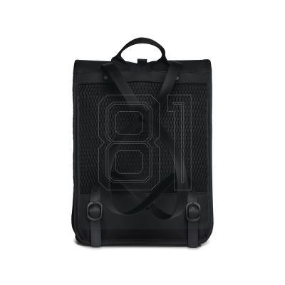 2. Rains Rolltop Rusksack Mesh Mini Schwarz W3 Rucksack 13350 01