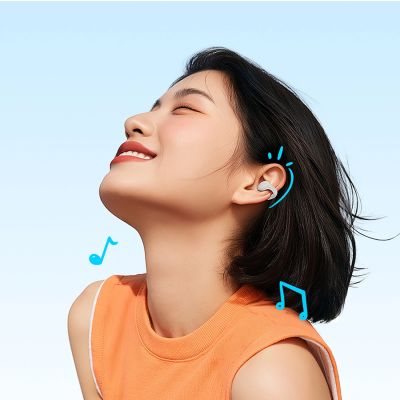 7. OWS QCY Crossky C10 Ohrhörer mit ENC-Clip, IPX5, Bluetooth 5.4 – Weiß