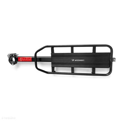 Wozinsky Fahrradträger für Fahrräder von 22 bis 27 Zoll, verstellbar bis 50 kg – schwarz
