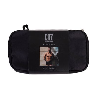 6. CR7 Herren-Boxershorts, 5er-Pack, schwarz, als Geschenk - 8123-49-2902