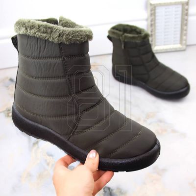 2. Flache isolierte Schneestiefel Potocki W WOL198A grün