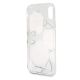 4. Guess Flower Desire Rote Rose iPhone X Hülle - Transparent