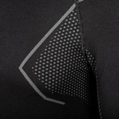 23. Alpinus Active Base Layer Thermoaktives T-Shirt Schwarz und Grau M GT43189