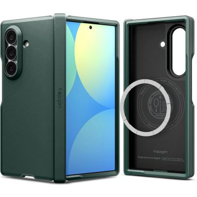 2. Spigen Tough Armor Pro MagFit MagSafe Hülle für Samsung Galaxy Z Fold 8 Ultra – Dunkelgrün