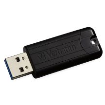 Verbatim PinStripe USB-Stick 128 GB USB Typ-A 3.2 Gen 1 (3.1 Gen 1) Schwarz