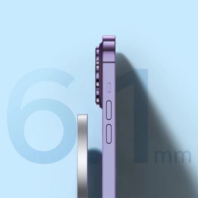 17. Baseus Simple Mini3 Induktionsladegerät 15W Silber