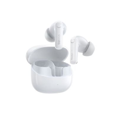 4. Baseus Bass BP1 True Wireless Stereo (TWS) In-Ear Bluetooth-Headset für Anrufe und Musik, Weiß