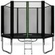 VIRTUFIT TRAMPOLIN MIT SICHERHEITSNETZ – SCHWARZ – 305 CM