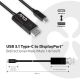 4. CLUB3D CAC-1557 USB-C DisplayPort 1.4 Kabel Schwarz