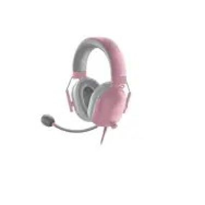 2. Razer Blackshark V2 X kabelgebundenes Gaming-Headset mit Kopfbügel, Grau, Pink