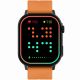 5. Gravity GT15-2 Smartwatch, oranges Silikonarmband + schwarzes Armband