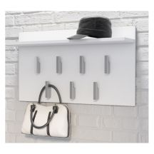 2F Kleiderbügel, weiß matt