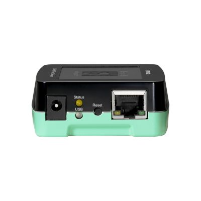 2. LevelOne FPS-1032 Ethernet-LAN-Druckserver Schwarz, Grün