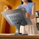 8. Wozinsky WRS-DSY84SS 360° drehbarer Tablet-Ständer aus Aluminium, Grau