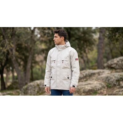 3. Herren-Übergangsjacke Geographical Norway BARIMO OFF WHITE DB MEN 009 (SZ1967H/GN-OFF WHITE)