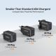 8. UNITEK GAN Wandladegerät 2x USB-C USB-A, PD 3.0, 65W, Schwarz