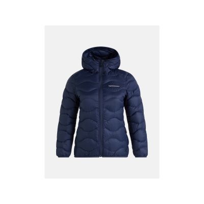 Peak Performance W Helium Daunenjacke mit Kapuze Blau