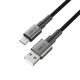 3. Tech-Protect UltraBoost DNA USB-A / USB-C-Kabel 15W/3A 100 cm - grau