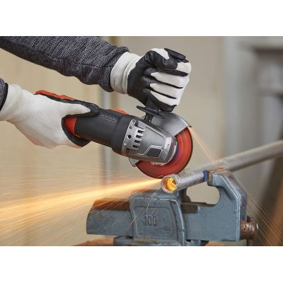 2. Black & Decker BLACK+DECKER BEG210-Qs Meuleuse d'Angle Poignée 3 Positionen, 900 W, Noir, 115 mm