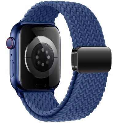 2. Tech-Protect Nylonmag-Armband für Apple Watch 4 / 5 / 6 / 7 / 8 / 9 / SE / Ultra 1 / 2 (42 / 44 / 45 / 49 mm) – Blau