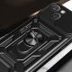 5. Hybrid Armor Camshield Hülle mit Ständer und Kameraabdeckung für iPhone 15 Plus – Blau