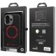 10. Audi RSQ Carbon Fiber Sport Red Circle MagSafe Case für iPhone 17 - Schwarz