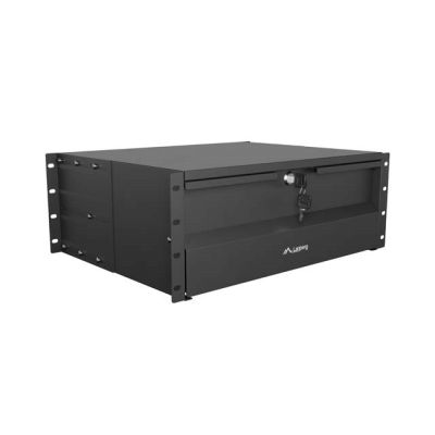 4. LANBERG Schublade für 19"-Schränke 4 HE 360 MM SCHWARZ