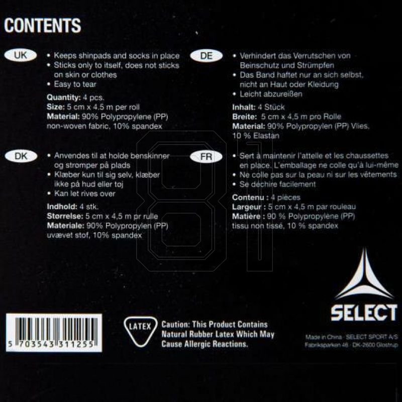 2. Gamaschenband Select 4/Packung 5 cm x 4,5 m T26-17679