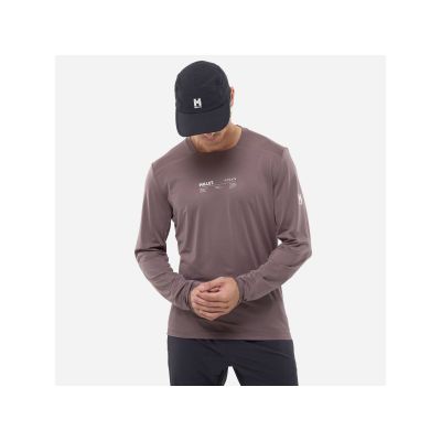 3. MILLET Intense Ts Ls M lila Pflaume Herren T-Shirt