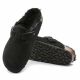 11. Birkenstock Boston Shearling Schwarze Damen-Woll-Isolierclogs, Normalgröße, Weit (0259881)