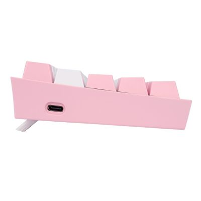 2. REDRAGON K617-RGB Fizz RGB Weiß/Pink USB-Tastatur Pink, Weiß