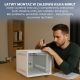 4. Extralink LITE 6U 10 280X310 Wandmontage-Rackgehäuse Grau