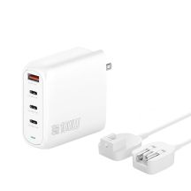4smarts Ladegerät GaN Flex Pro 100W 3 USB-C + 1 USB-A. Reise-Netzteil